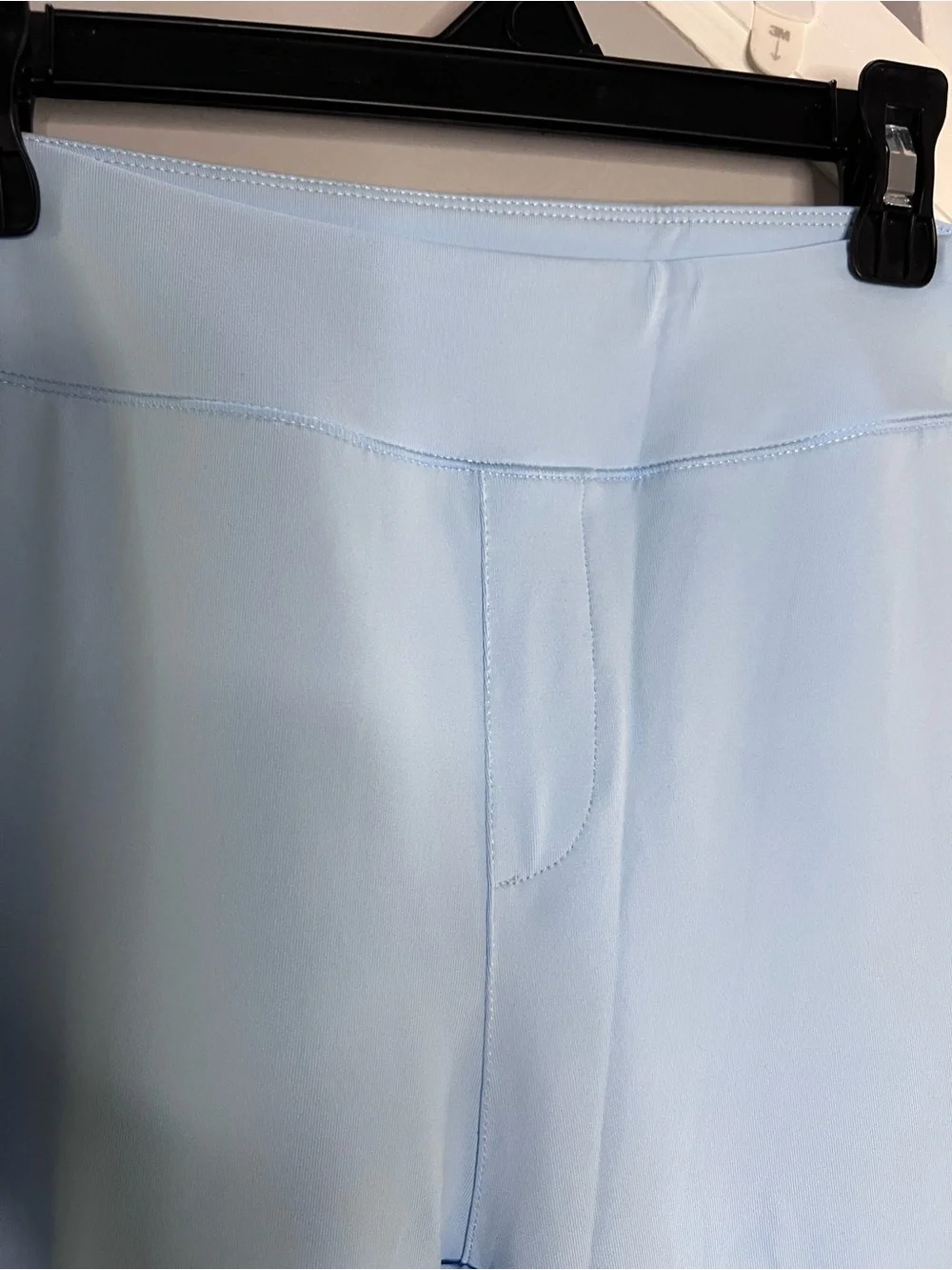 0109: Sky Blue Girls High-Waist Flare Dance Yoga Pants